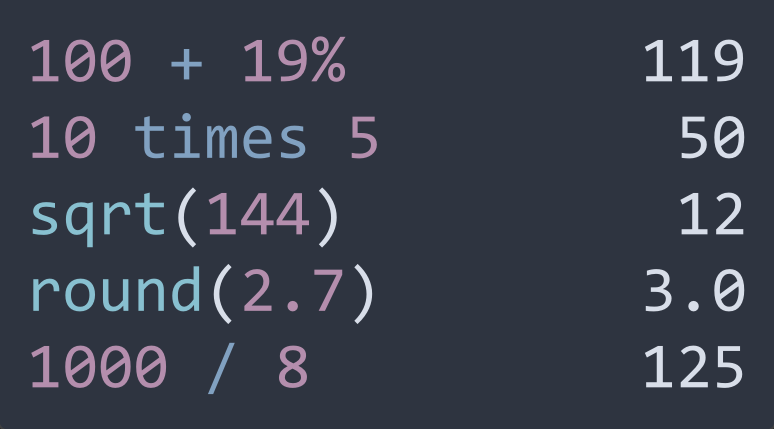 Fast Calculator
